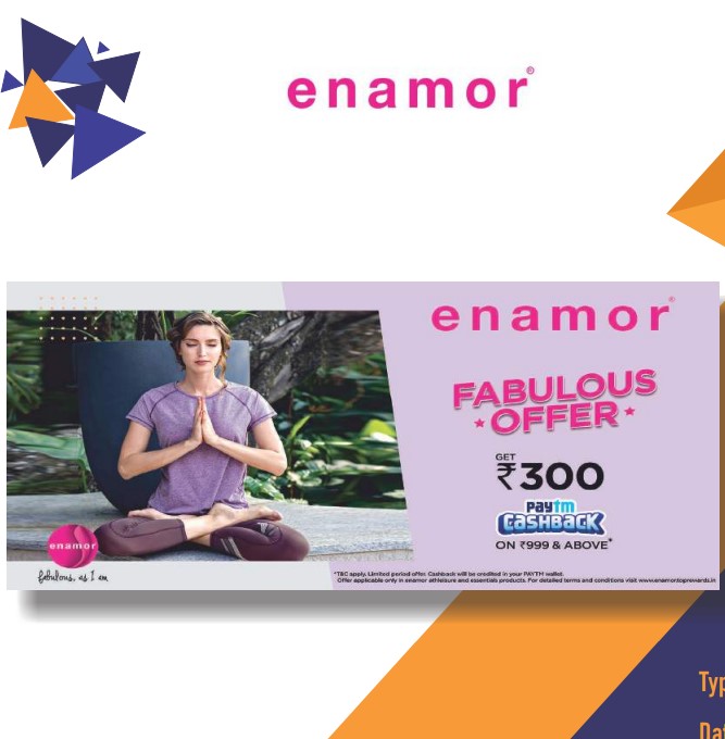 TopRewards suggested the most promising reward which is PAYTM cashback to them where they can reward their customers on purchase of the brand products. Enamor loved the idea and saw the impact