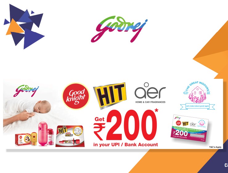 TopRewards designed assured campaign wherein, each Godrej Consumer Product customer cashback via Paytm as it is one of the most enticing reward.